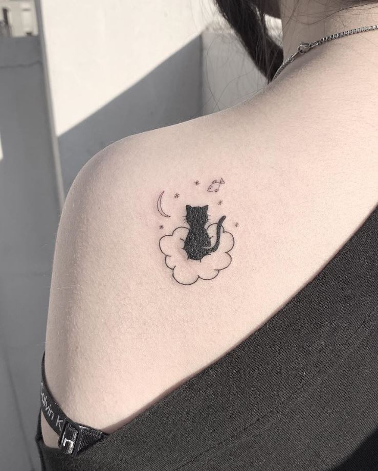 Top 87+ tiny cat tattoo super hot - esthdonghoadian