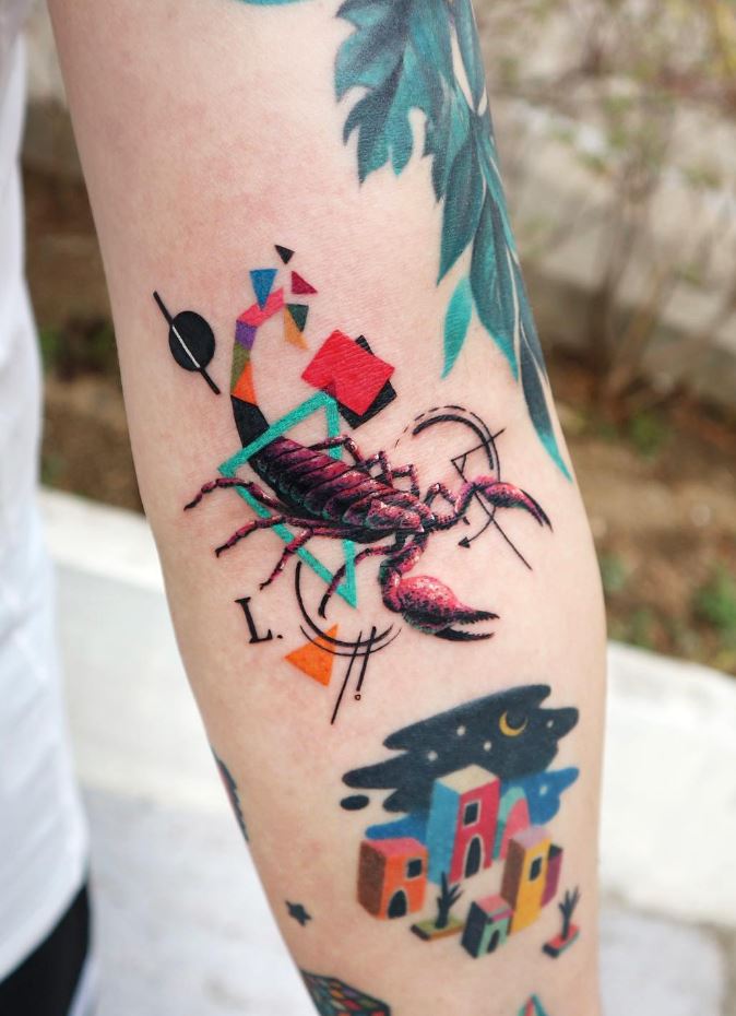 Awesome Scorpion Tattoo