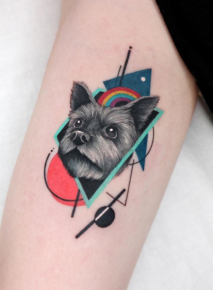 Tiny Dog Tattoo